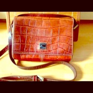 Dooney & Bourke Leather Cross Body Purse - Vintage